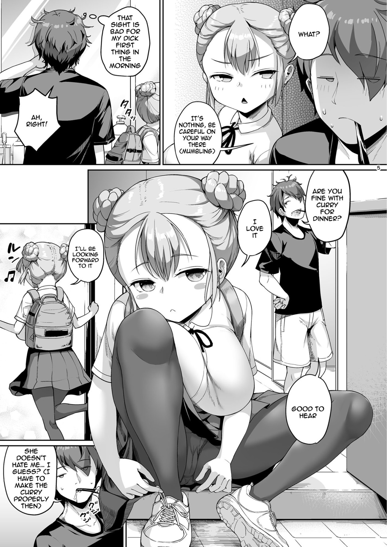 Hentai Manga Comic-Getting To Fuck Both Big Breasted Mother and Daughter - Daughter Edition-Read-4